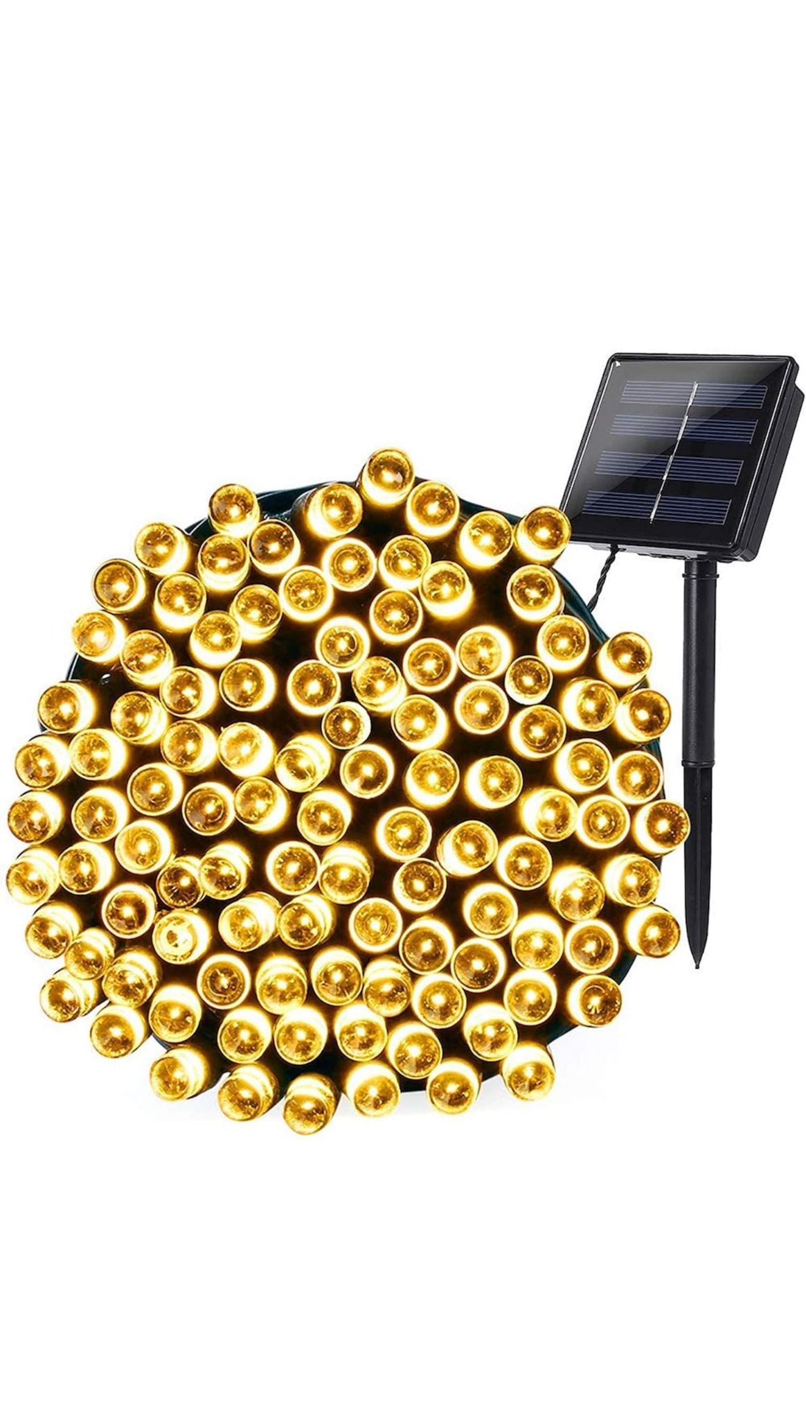 1 + 1 GRATIS DOAR AZI Instalatie LED cu incarcare solara decorativa