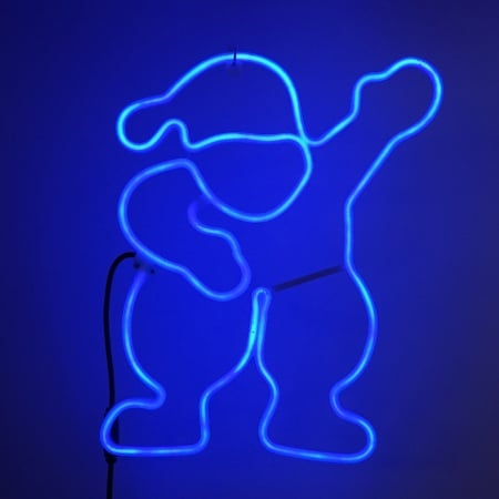 Banda led in forma de Mos Craciun, 50cm