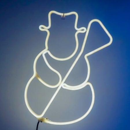 Banda led in forma de Om de Zapada, 50cm