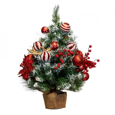 Brad artificial decorativ de masa, 60cm B8
