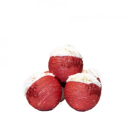 Set 5 globuri din polistiren, diametru 10cm